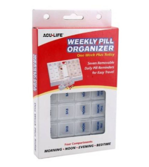 Acu Life Weekly Pill Organizer