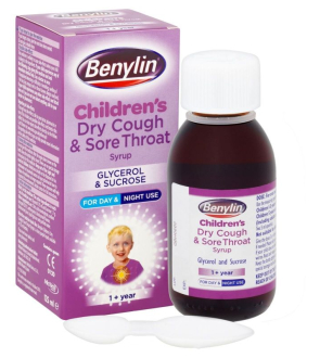 Benylin Children's Dry Cough & Sore Throat Syrup