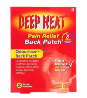 Deep Heat Pain Relief Back Patch