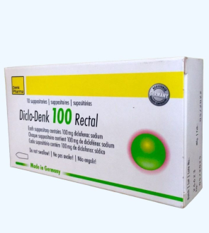 Diclo-Denk Rectal (Supp) 10'S
