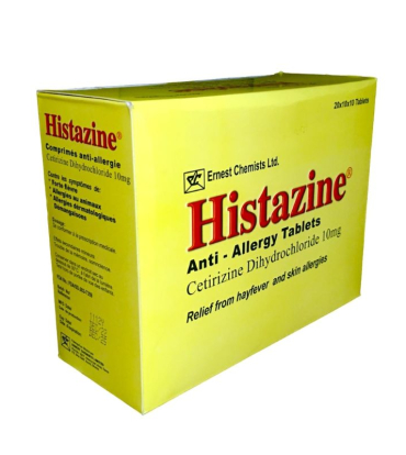 Histazine (Cetrizine) Tab 10mg 100's