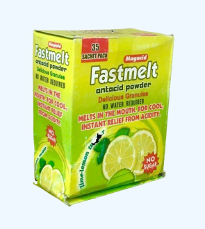 Magacid Fast Melt Lemon 35's