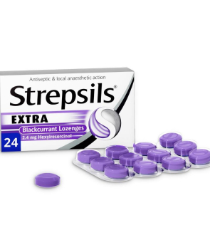 Strepsils Extra Blackcurrant