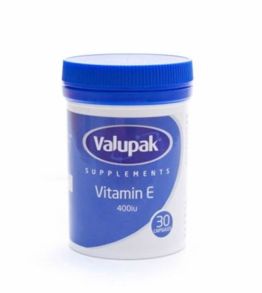 Valupak Vitamin E 400iu