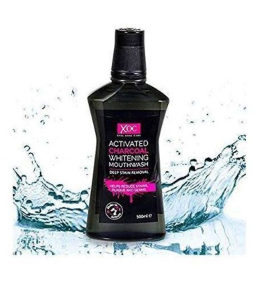 XOC Activated Charcoal Whitening Mouthwash