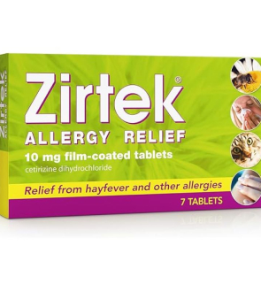 Zirtek Allergy Relief 10mg